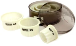 Emporte-pièce rond cannelé Exoglass® 9 emporte-pièces pairs Matfer