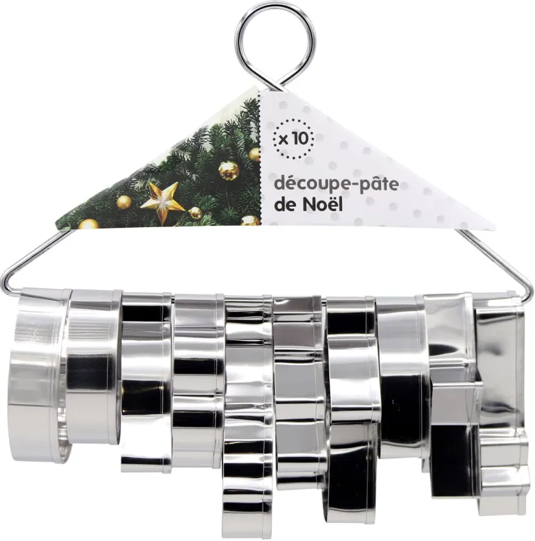 Emporte-pièces (x 10) Décors de Noël Chevalier diffusion
