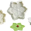 Emporte-piece fleur à poussoir Lot de 3 Mallard Ferrière