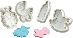 Emporte-piece kit naissance à poussoir Lot de 4 Mallard Ferrière
