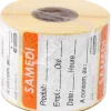 Etiquettes d'identification HACCP Samedi