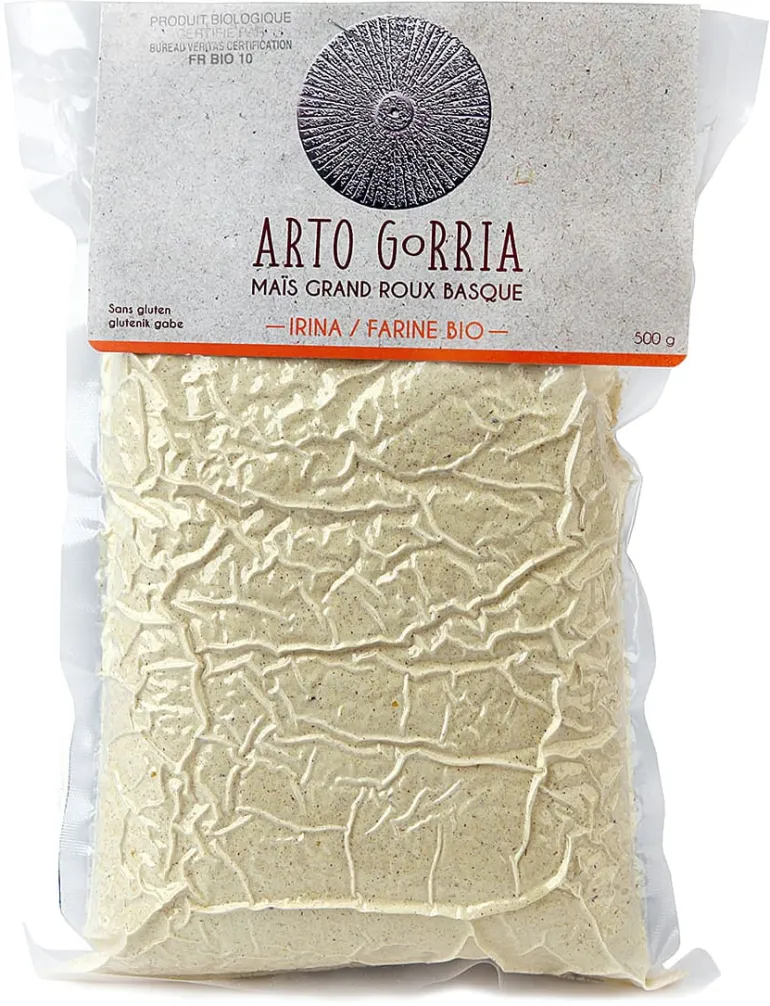 Farine complète de maïs Grand roux Basque Bio 500 g