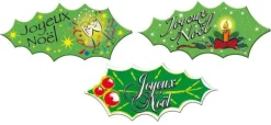 Feuille de houx en azyme (x 24) Joyeux Noël Florensuc