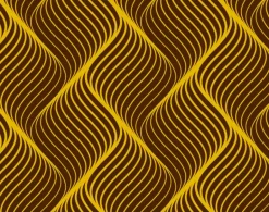 Feuille transfert chocolat vagues jaunes Lot de 5 feuilles Pavoni