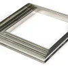 Flan carré à tarte inox ht 2 cm 24 x 24 cm Gobel
