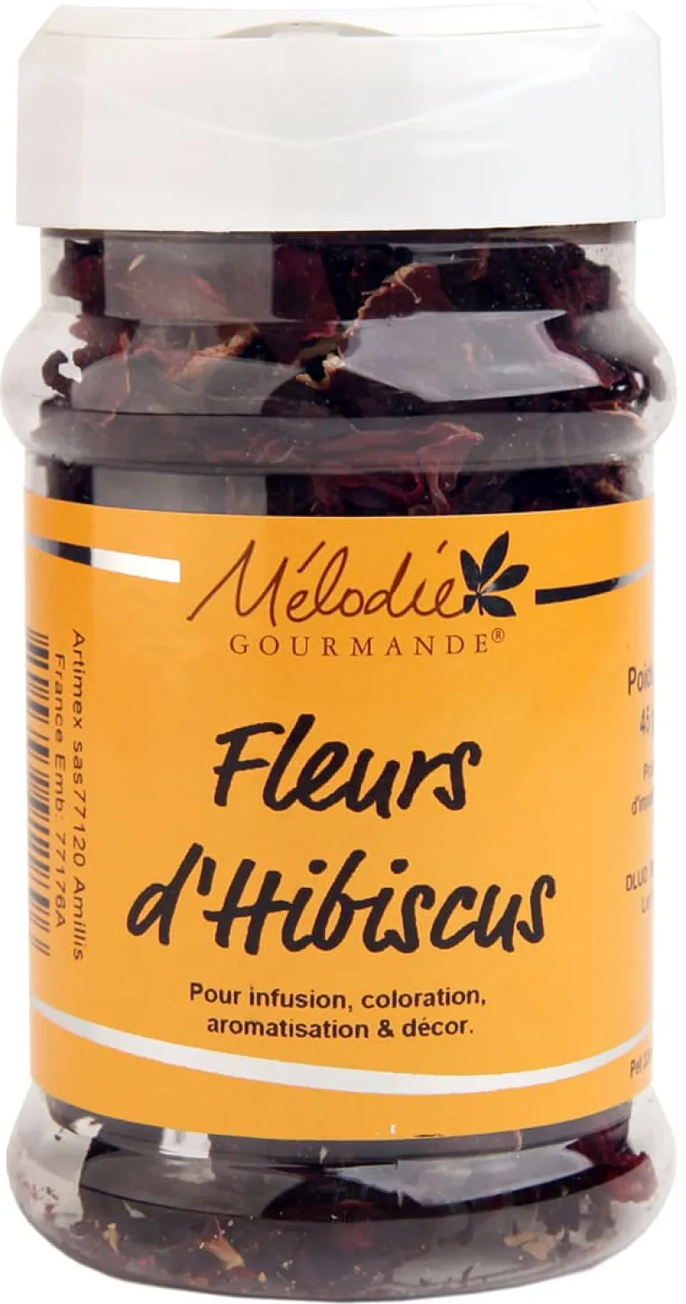 Fleur d'hibiscus 45 g Mélodie Gourmande