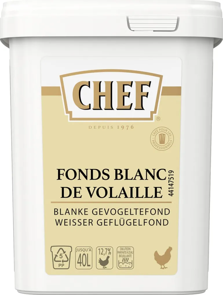 Fond blanc de volaille 800 g Chef®