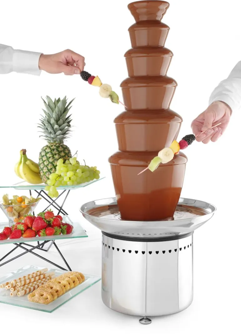 Fontaine à chocolat professionnelle inox ht 84 cm Hendi