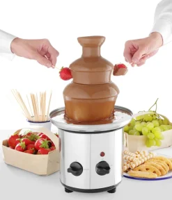 Fontaine à chocolat tout inox ht 39 cm Hendi