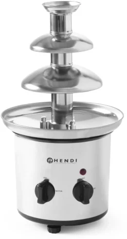 Fontaine à chocolat tout inox ht 39 cm Hendi