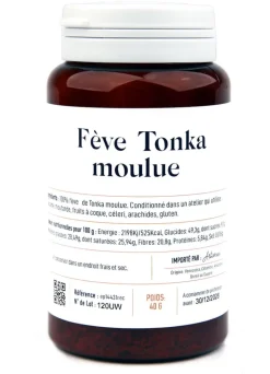 Fève Tonka moulue 40 g Mélodie Gourmande