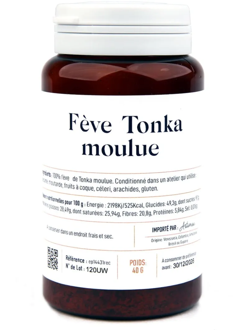 Fève Tonka moulue 40 g Mélodie Gourmande