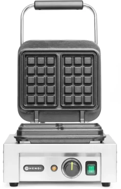 Gaufrier électrique gaufre de Bruxelles Hendi