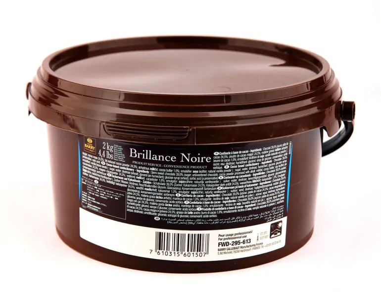 Glaçage au chocolat brillance noire 2 kg Cacao Barry