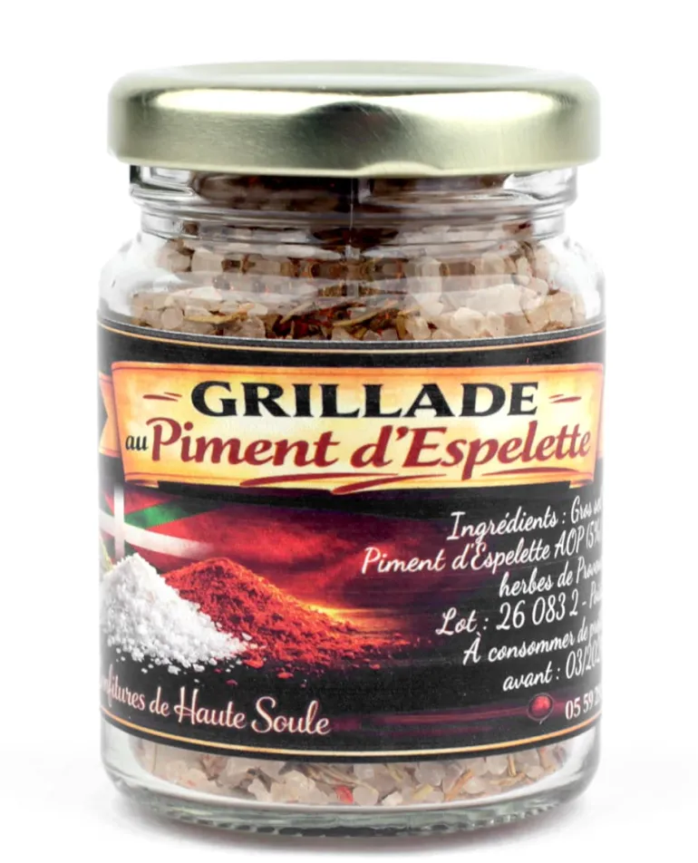 Grillade au piment d'Espelette 90 g Confitures de Haute Soule