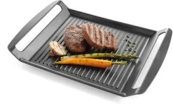 Grill de cuisson en fonte compatible induction 39 x 26 cm Hendi