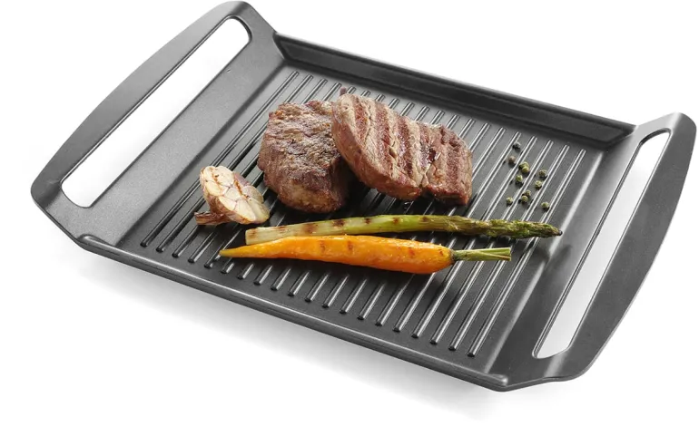 Grill de cuisson en fonte compatible induction 39 x 26 cm Hendi