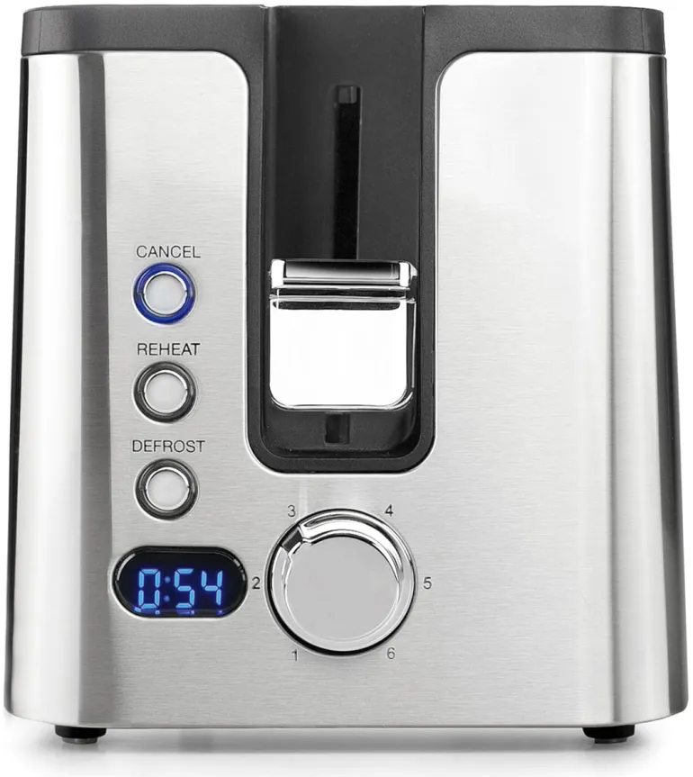 Grille-pain inox semi-professionnel 4 tranches Lacor