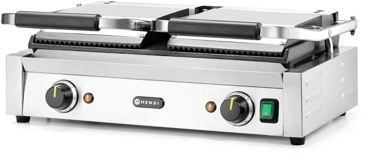 Grill électrique double dessous lisse Hendi