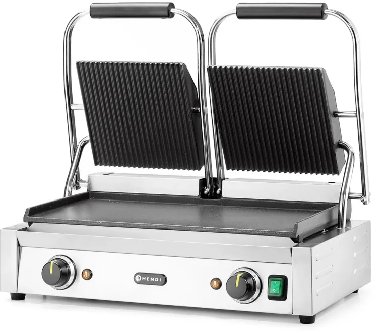 Grill électrique double dessous lisse Hendi
