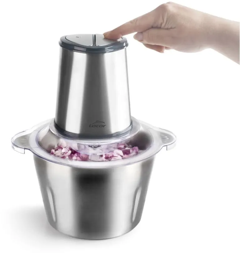 Hachoir électrique tout inox Lacor