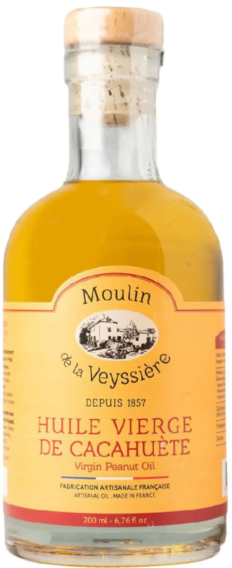 Huile de cacahuète torréfiée 20 cl Moulin de la Veyssière
