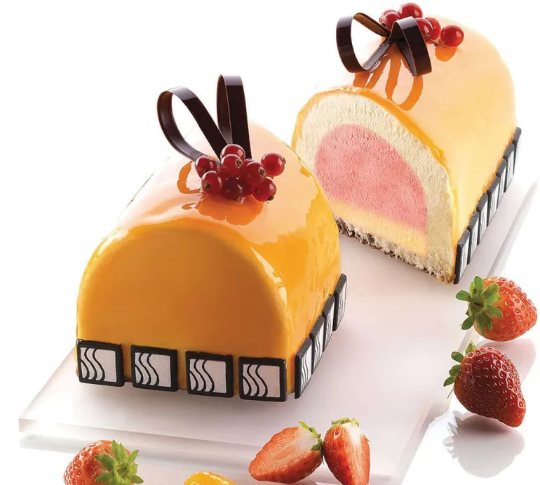 Insert pour moule à bûche silicone 22 x 6 cm Silikomart