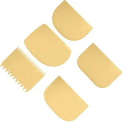 Jeu de 5 racloirs en plastique