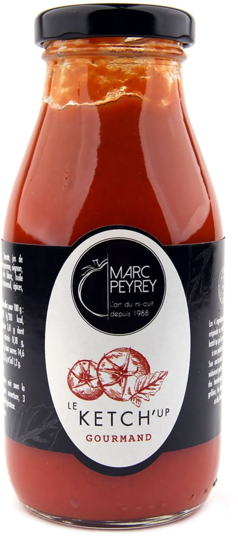 Ketch'up Gourmand aux pétales de tomates séchées 270 g Marc Peyrey