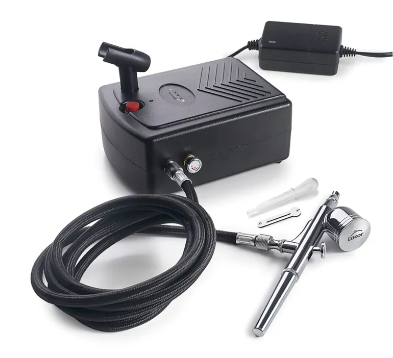 Kit compresseur + aérographe Lacor