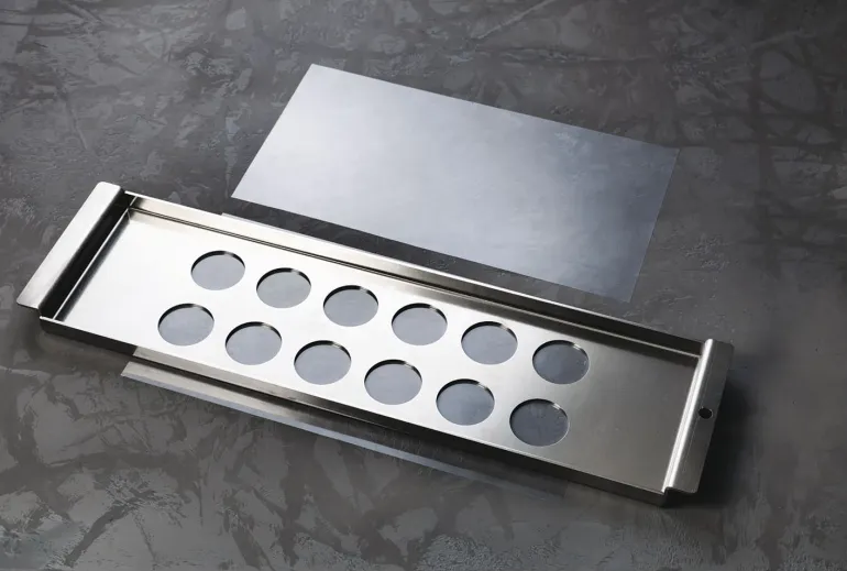 Kit de fabrication palets et tuiles chocolat 24 palets Ø 4 cm