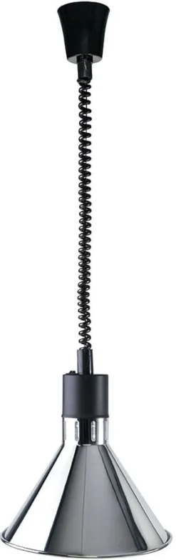 Lampe chauffante extensible finition chromée Lacor