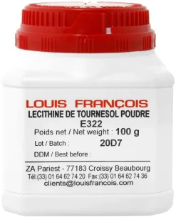 Lécithine de tournesol en poudre 100 g Louis François