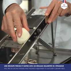 Mandoline coupe légumes professionnel 60 lames (2 et 4,5 mm) Tellier (Bron Coucke)
