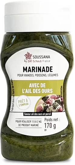 Marinade à l'ail des ours 170 g Soussana