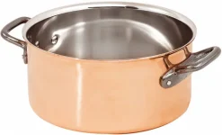 Marmite basse en cuivre Ø 28 cm Matfer