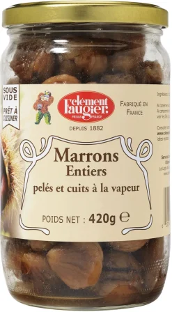 Marrons entiers au naturel 420 g Clément Faugier