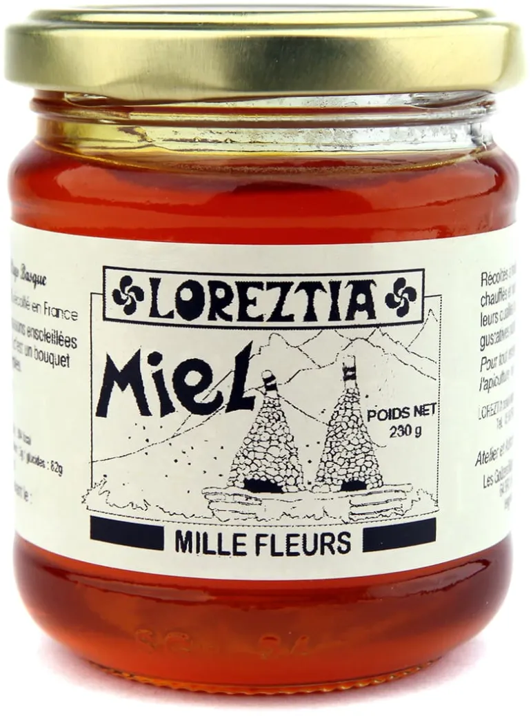 Miel toutes-fleurs 230 g Loreztia