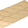 Mini-carton or (x 200) ovale 9 x 5,5 cm