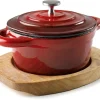 Mini-cocotte fonte rouge Ø 10 cm Lacor