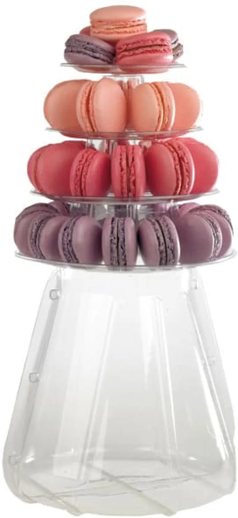 Mini-pyramide à macarons (x 6) Présentoir à gâteau Mallard Ferrière