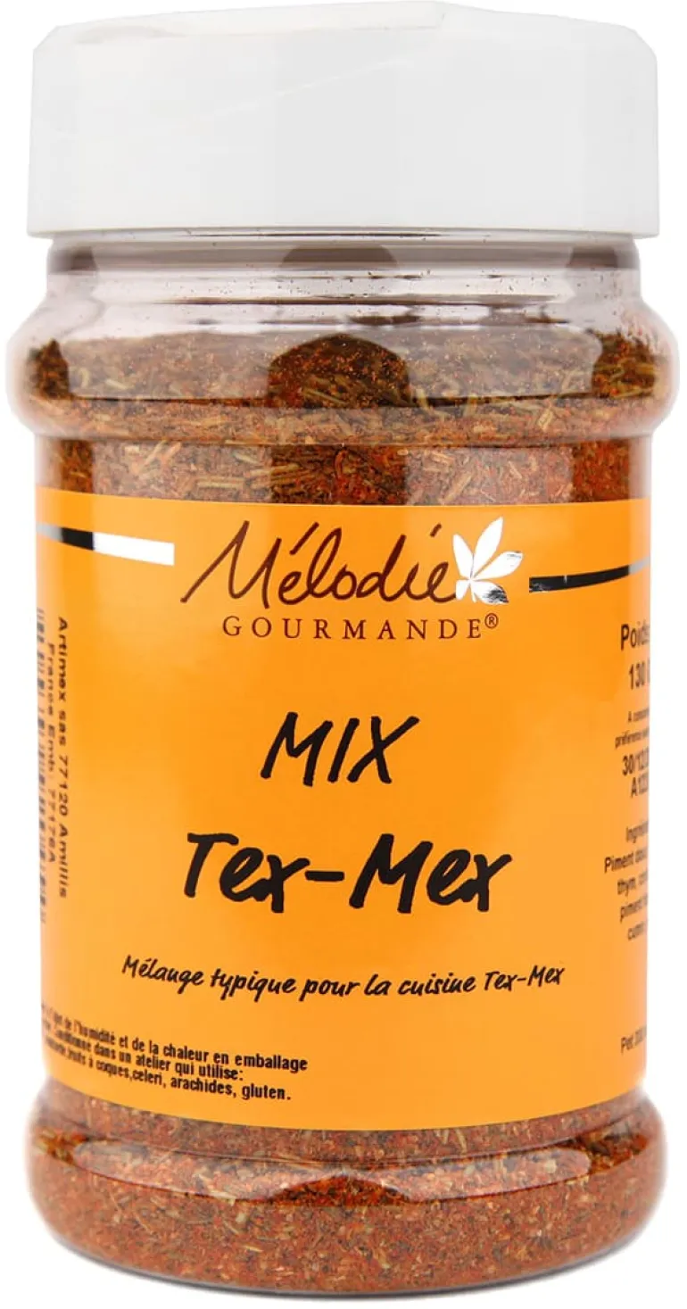 Mélange épices Tex-Mex 130 g Mélodie Gourmande