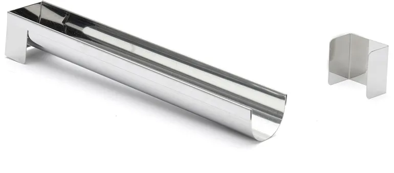 Moule à bûche démontable inox Petit modèle 30 cm x Ø 4 cm De Buyer