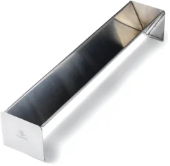 Moule à bûche inox triangulaire long 50 cm 9 cm de côté Matfer
