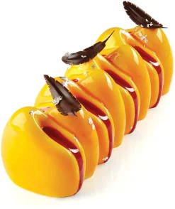Moule à bûche silicone Canyon 25 x 8,5 cm Pavoni