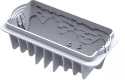 Moule à bûche silicone Chalet d'hiver 23 x 10,5 cm Silikomart