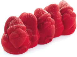 Moule à bûche silicone Père Noël 25 x 10 cm Pavoni