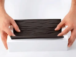 Moule à bûche silicone Tapis faux bois 25 x 9 cm Silikomart