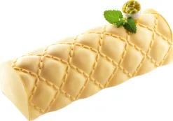 Moule à bûche silicone Tapis matelassé 25 x 9 cm Silikomart