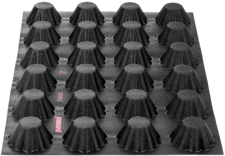 Moule briochettes Fiberform 60 x 40 cm Ø 8 cm (24 empreintes) Pavoni
